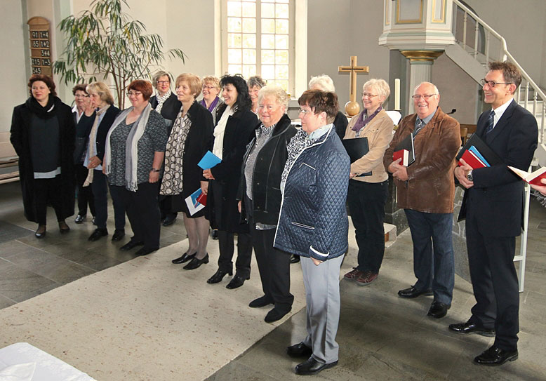 Der Singkreis bei der Gottesdienstgestaltung